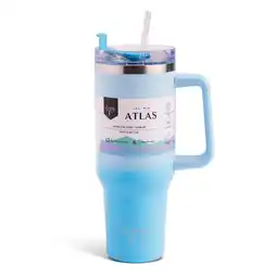 Tesco Core Kitchen Blue Ombre Atlas Tumbler 1.2L offer