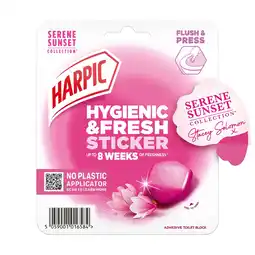 Tesco Harpic Hygienic & Fresh Toilet Block - Floral 4 x 12g offer
