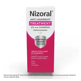 Tesco Nizoral Anti-Dandruff Shampoo 60Ml offer