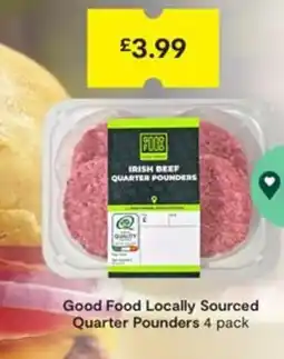 SuperValu Good Food Locally Sourced Quarter Pounders offer