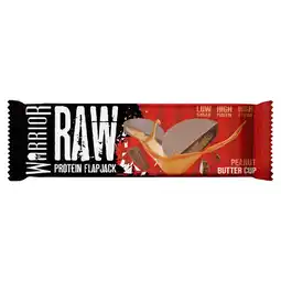Tesco Warrior RAW Protein Flapjack Peanut Butter Cup 75g offer