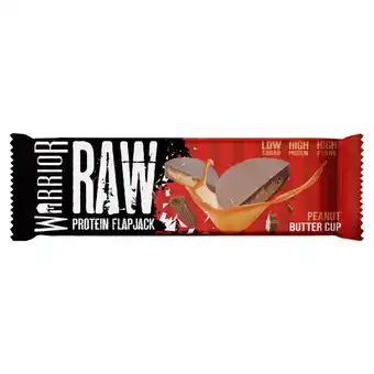 Tesco Warrior RAW Protein Flapjack Peanut Butter Cup 75g offer
