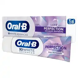 Tesco Oral-B 3D White Luxe Perfection Toothpaste 75Ml offer