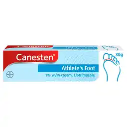 Tesco Canesten Athletes Foot Cream 30G offer