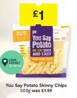 SuperValu You Say Potato Skinny Chips offer