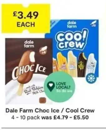 SuperValu Dale Farm Choc Ice / Cool Crew offer