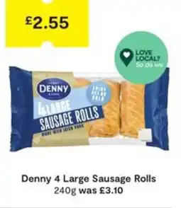SuperValu Denny 4 Large Sausage Rolls offer