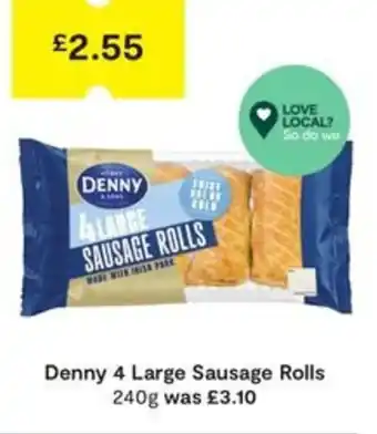 SuperValu Denny 4 Large Sausage Rolls offer