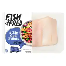 Asda Fish Said Fred 2 Big Cod Fillets 300g offer