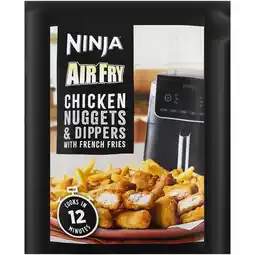 Iceland Ninja Air Fry Chicken Nuggets & Dippers with French Fries 400g offer