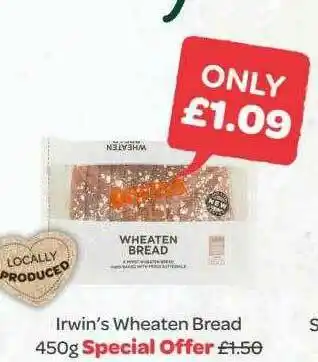 Spar Irwin's Wheaten Bread offer