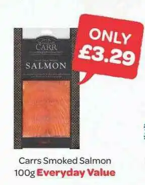 Spar Carrs Smoked Salmon offer