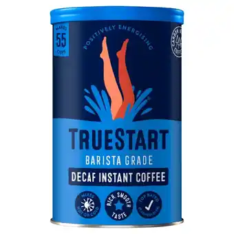 Morrisons Truestart Coffee Barista Grade Decaf Instant Coffee offer
