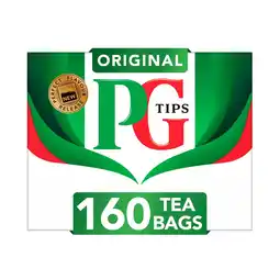 Morrisons PG Tips Original 160 Tea Bags offer