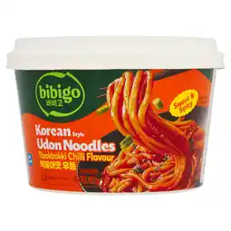 Morrisons Bibigo Chilli Udon Noodles offer