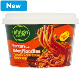 Morrisons Bibigo Chilli Udon Noodles offer