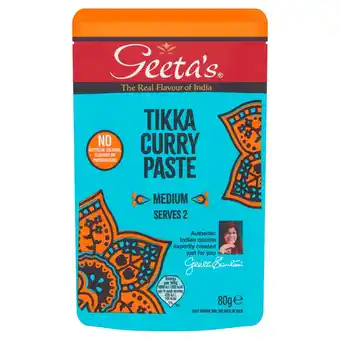 Morrisons Geeta's Tikka Paste 80g offer