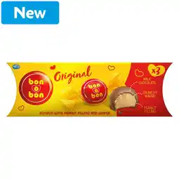 Morrisons Bon O Bon Peanuts Cream 3 x 15g offer