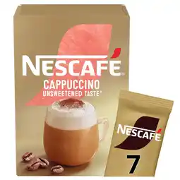 Morrisons Nescafe Cappuccino Unsweetened Instant Coffee 7 Sachets offer