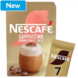 Morrisons Nescafe Cappuccino Unsweetened Instant Coffee 7 Sachets offer