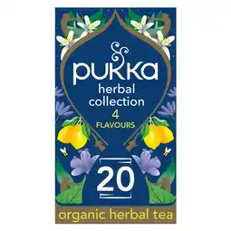 Morrisons Pukka Herbal Collection, Selection of Five Organic Herbal Teas, 20 Sachets offer