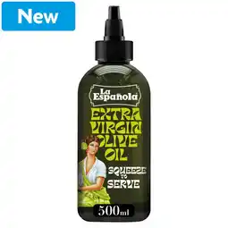 Morrisons La Espanola Squeezy Extra Virgin Olive Oil 500ml offer