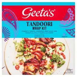 Morrisons Geetas Tandori Wrap Kit 358g offer