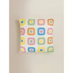 Asda George Home Lucky Charm Crochet Cushion offer