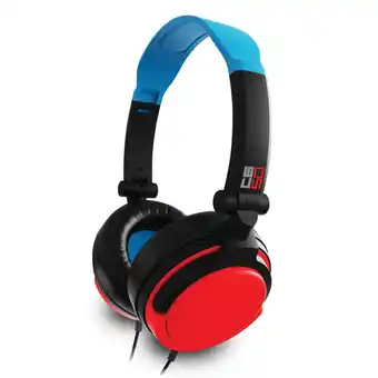 Asda STEALTH C6-50 Gaming Headset for Nintendo Switch, PS5, PS4 XBOX, PC & Mobile - Neon Blue & Red offer