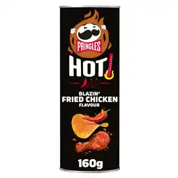 Iceland Pringles Hot Blazin' Fried Chicken Sharing Crisps 160g offer