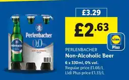 Lidl PERLENBACHER Non-Alcoholic Beer offer
