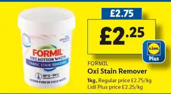 Lidl FORMIL Oxi Stain Remover offer