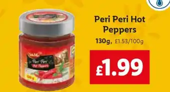 Lidl Peri Peri Hot Peppers offer