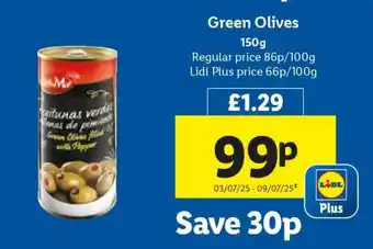 Lidl Green Olives offer