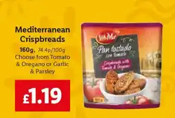 Lidl Mediterranean Crispbreads offer