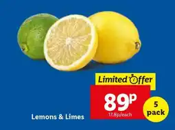 Lidl Lemons & Limes offer