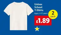 Lidl Unisex School T-Shirts offer