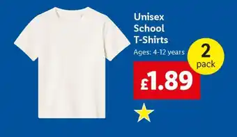 Lidl Unisex School T-Shirts offer