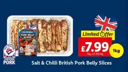 Lidl Salt & Chilli British Pork Belly Slices offer