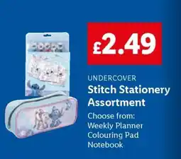 Lidl Stitch Stationery Assortment offer