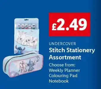 Lidl Stitch Stationery Assortment offer
