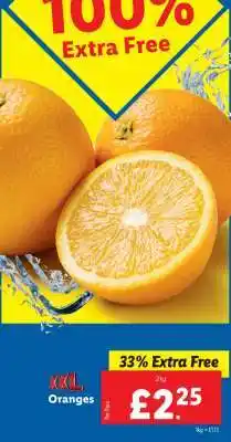 Lidl XXL Oranges offer
