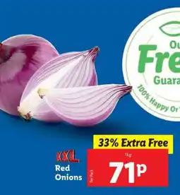 Lidl XXL Red Onions offer