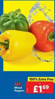 Lidl XXL Mixed Peppers offer