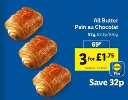 Lidl All Butter Pain au Chocolat offer