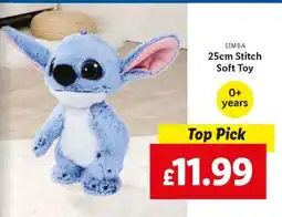 Lidl 25cm Stitch Soft Toy offer