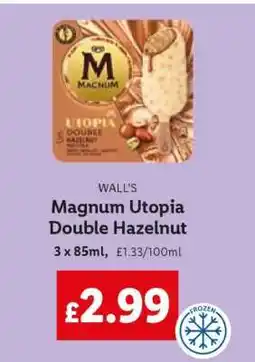 Lidl Magnum Utopia Double Hazelnut offer
