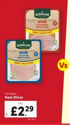Lidl Glensallagh Ham Slices offer