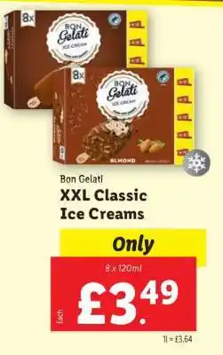 Lidl Bon Gelati XXL Classic Ice Creams offer