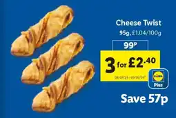 Lidl Cheese Twist offer